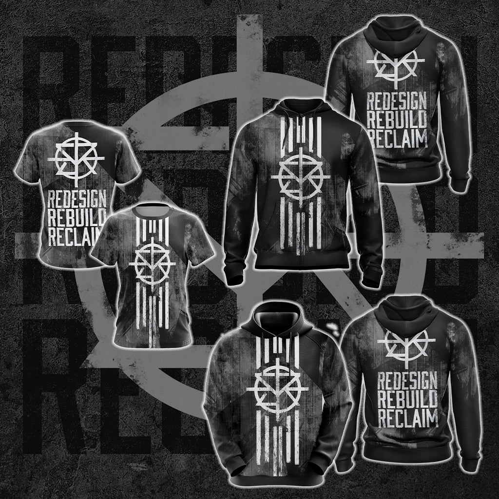 Seth Rollins - Redesign Rebuild Reclaim Unisex 3D T-shirt   