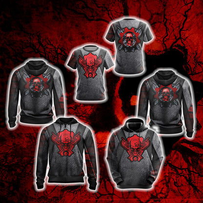 Gears Of War New Version Unisex 3D T-shirt   