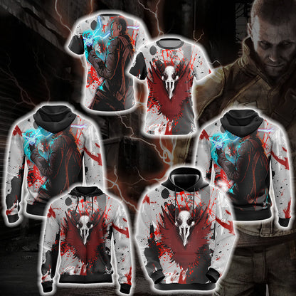 Infamous: Bad Karma Unisex 3D T-shirt   