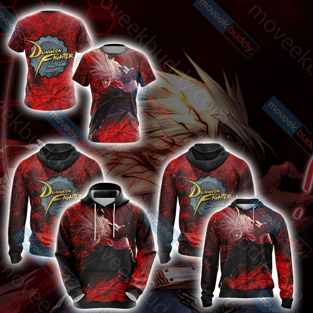 Dungeon Fighter Online - Berserker Unisex 3D T-shirt   