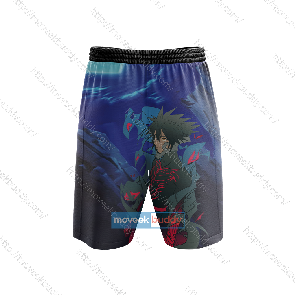 Kingdom Hearts Vanitas Cosplay 3D Beach Shorts   