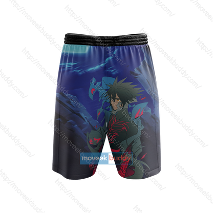 Kingdom Hearts Vanitas Cosplay 3D Beach Shorts   