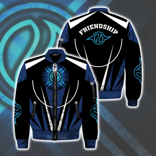 Digimon The Crest Of Friendship New Look Bomber Jacket S  