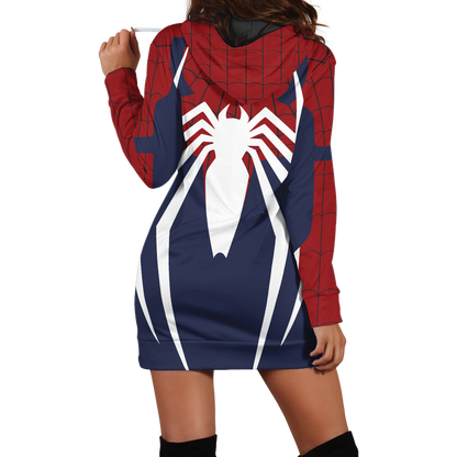 Spider-Man Cosplay PS4 New Look 3D Hoodie Dress   