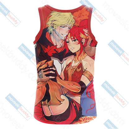 RWBY Jaune and Pyrrha Unisex 3D T-shirt   
