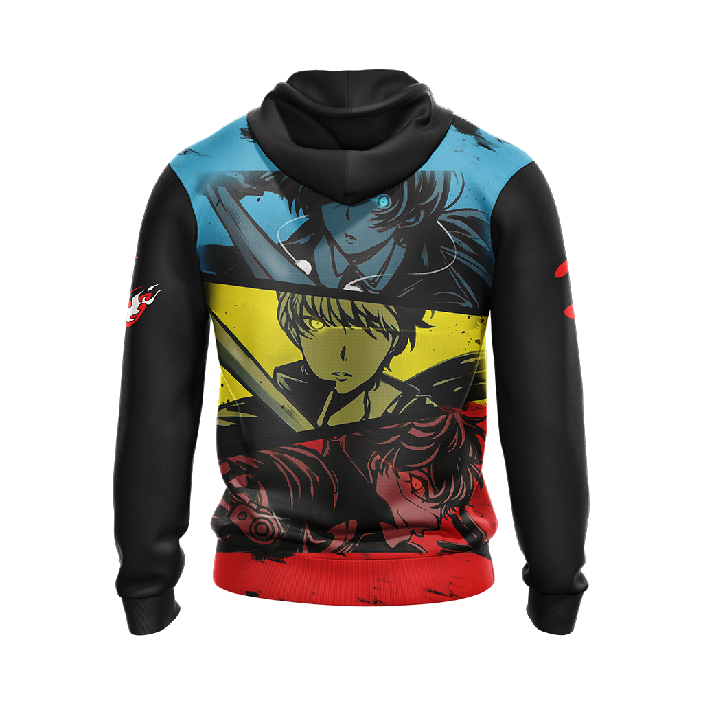 Persona 3, 4, 5 Protagonists Unisex 3D T-shirt   
