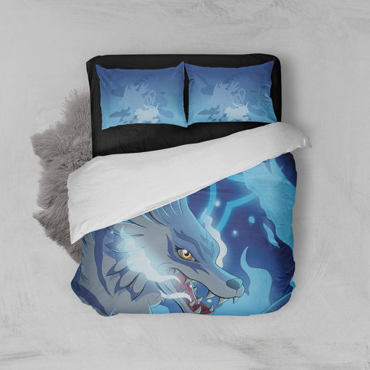 Digimon Garurumon 3D Bed Set Twin (3PCS)  