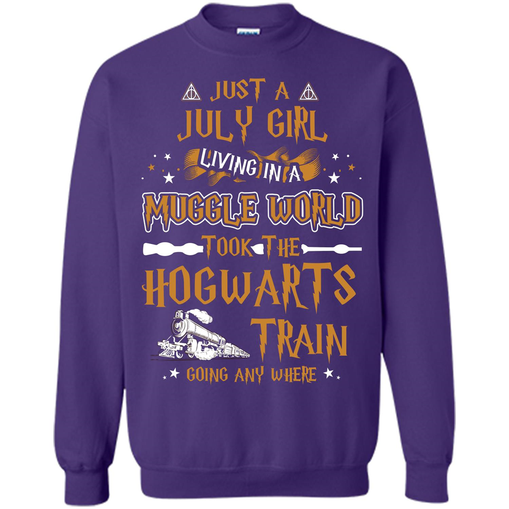 Harry Potter T-shirt Just A July Girl Living In A Muggle World   