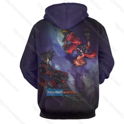 Kingdom Hearts Vanitas And Sora 3D T-shirt   