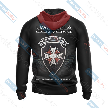 Resident Evil Umbrella Security Service (USS) Unisex 3D T-shirt   