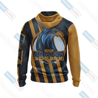 Ravenclaw Eagles Quidditch Team Harry Potter Unisex 3D T-shirt   