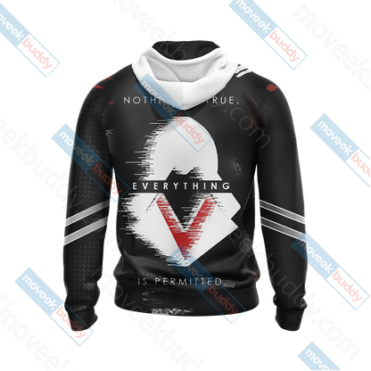 Assassin's Creed Nothing Is True Averything Is Permitted Unisex 3D T-shirt   