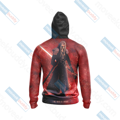 Final Fantasty - Crimson Sephiroth Unisex 3D T-shirt   