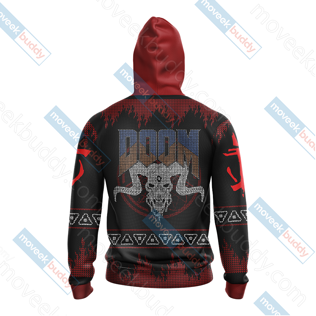 Doom Knitting Style Unisex 3D T-shirt   