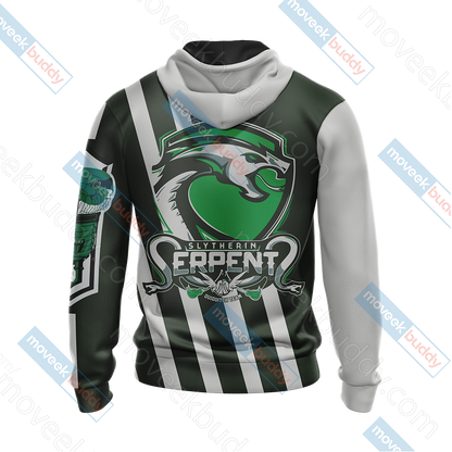 Slytherin Serpent Quiddicth Team Harry Potter New Style Unisex 3D T-shirt   