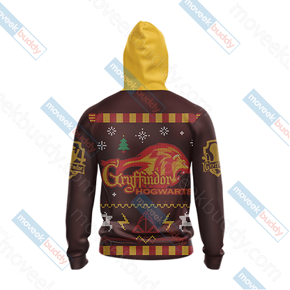 Harry Potter - Brave Like A Gryffindor Winter Style Unisex 3D T-shirt   