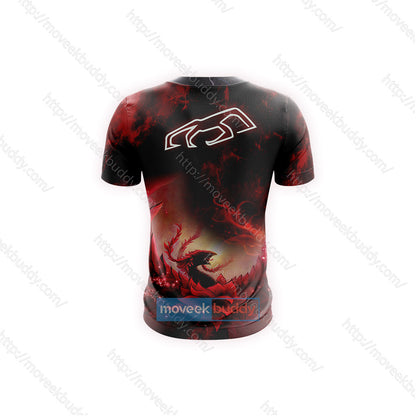 Yu-Gi-Oh! Black Rose Dragon Cosplay Unisex 3D T-shirt   