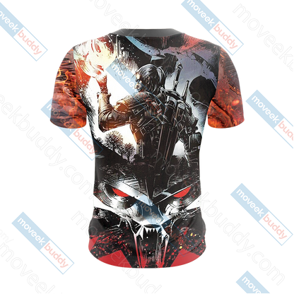 The Witcher 3 Wild Hunt Geralt 3D T-shirt   