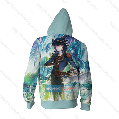 Yu-Gi-Oh! Yusei Fudo and Stardust Dragon 3D T-shirt   