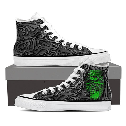 Slytherin Harry Potter High Top Shoes SIZE 29