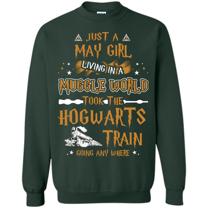Harry Potter T-shirt Just A May Girl Living In A Muggle World   