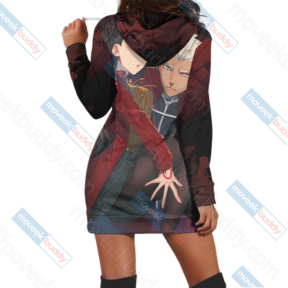 Fate/ Stay Night - Blade And Fate Rin 3D Hoodie Dress   