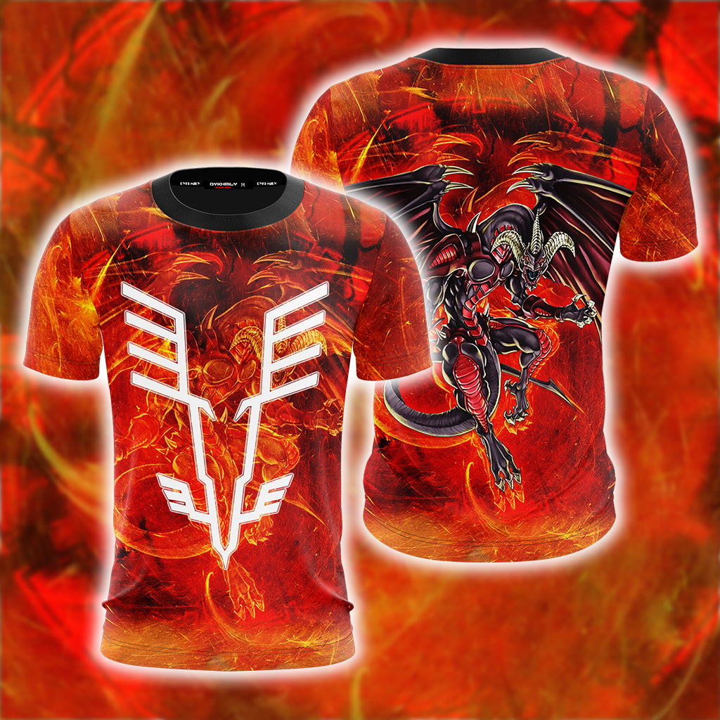 Yu-Gi-Oh! Red Dragon Archfiend  The Mark Of The Wings Unisex 3D T-shirt   