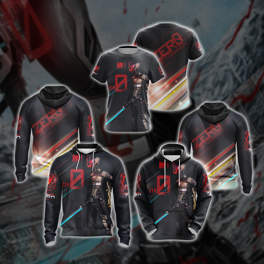 Borderlands - Zero Assassin New Unisex 3D T-shirt   