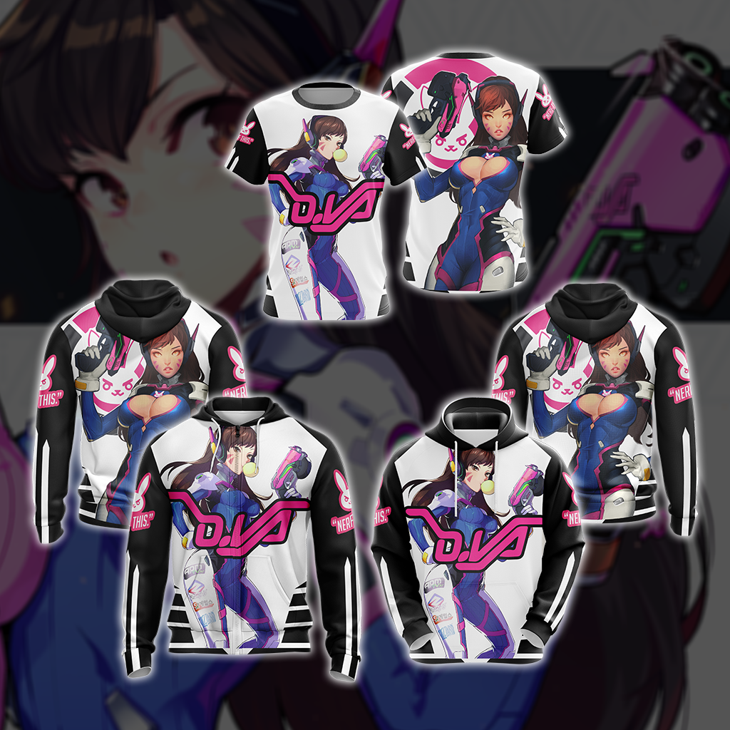 Overwatch - D.Va New Style Unisex 3D T-shirt   