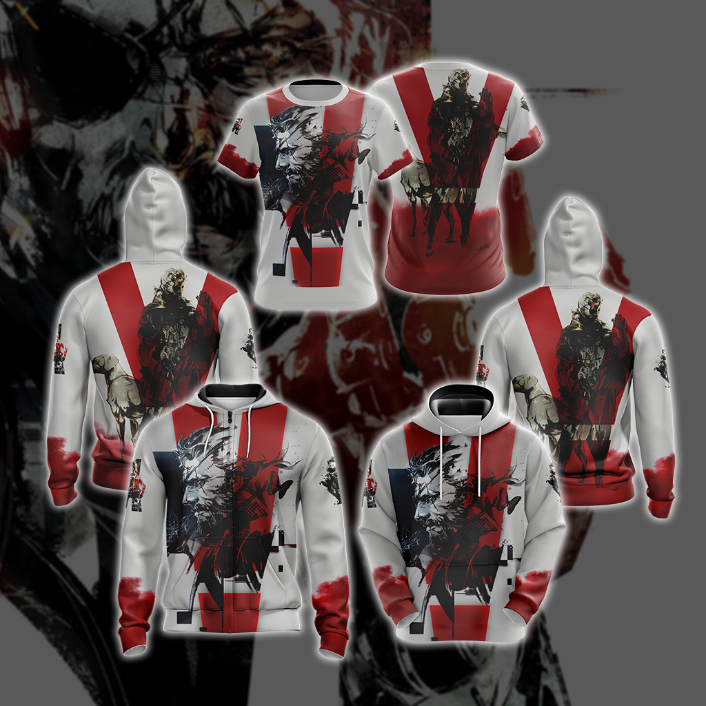 Metal Gear Solid Game Unisex 3D T-shirt   