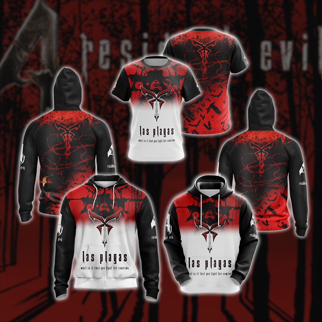 Resident Evil - Las Plagas Unisex 3D T-shirt   
