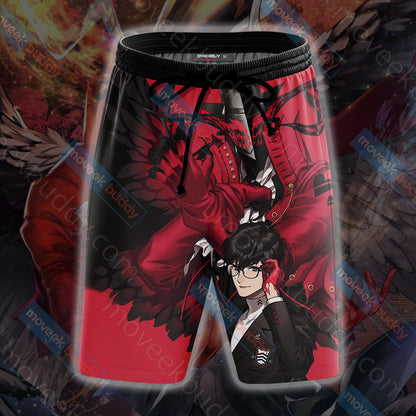 Persona 5 Joker And Arsen 3D Beach Shorts   