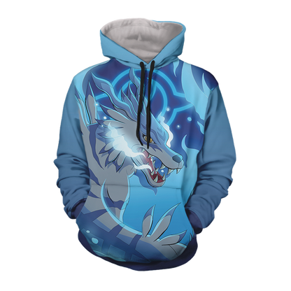 Digimon Garurumon 3D T-shirt Tank Top Hoodie Beach Shorts Joggers   
