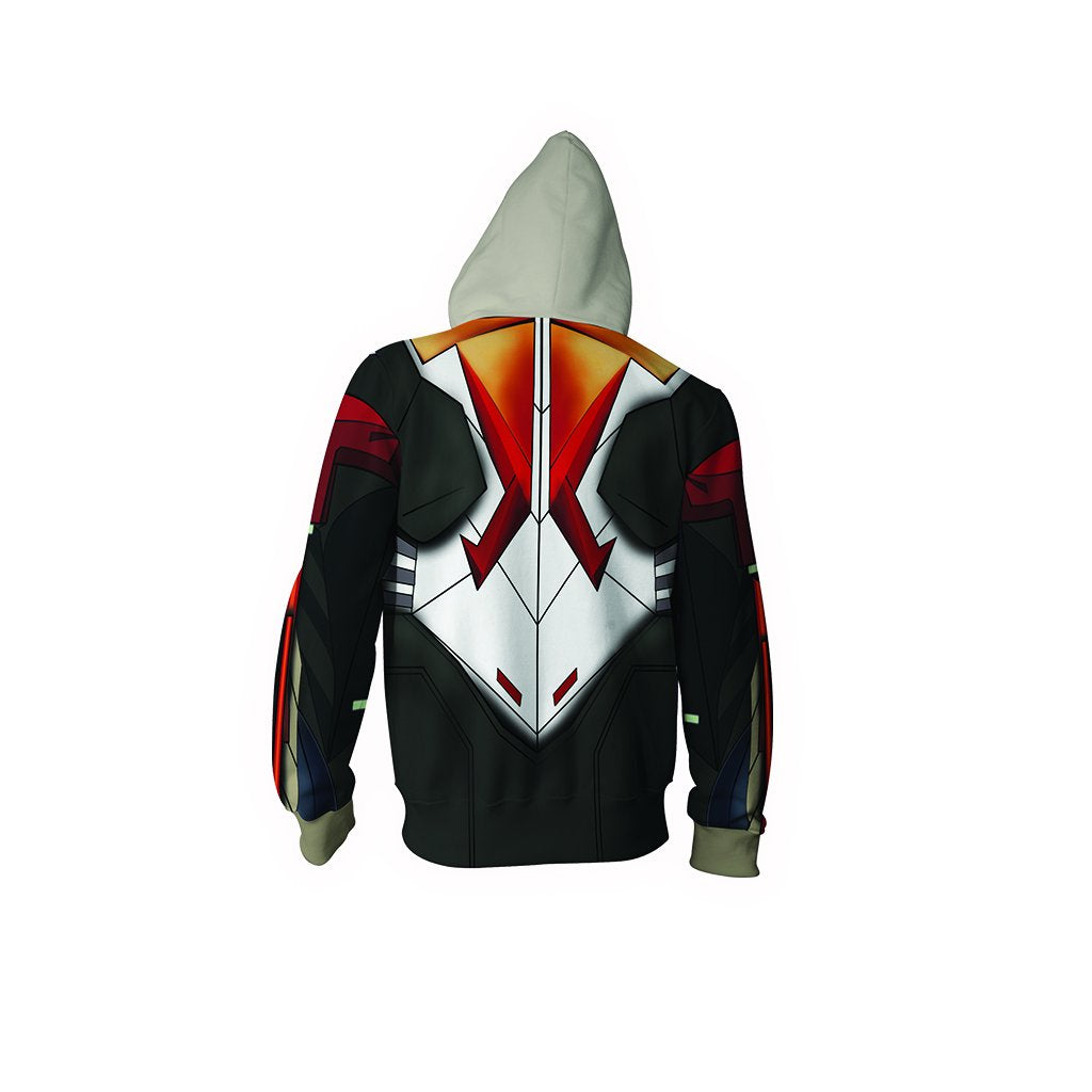 Spider-Man 2099 White Cosplay PS4 Zip Up Hoodie Jacket   