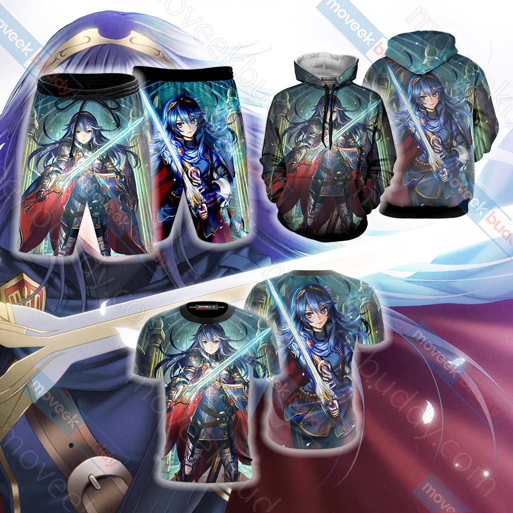 Fire Emblem Lucina 3D Beach Shorts   