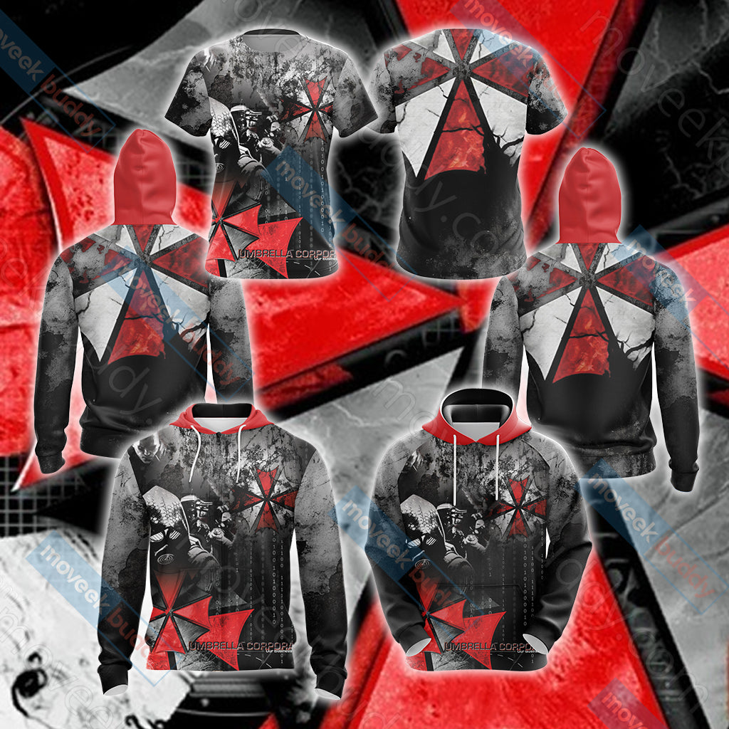 Resident Evil Umbrella Corp Unisex 3D T-shirt   