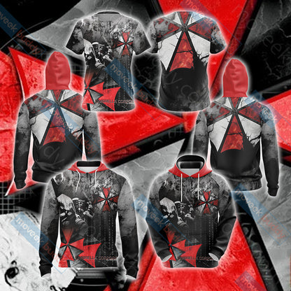 Resident Evil Umbrella Corp Unisex 3D T-shirt   