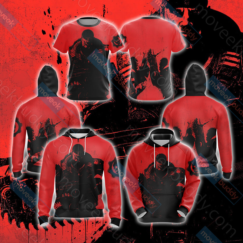 Gears of War New Unisex 3D T-shirt   