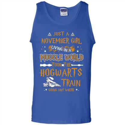Harry Potter T-shirt Just A November Girl Living In A Muggle World   