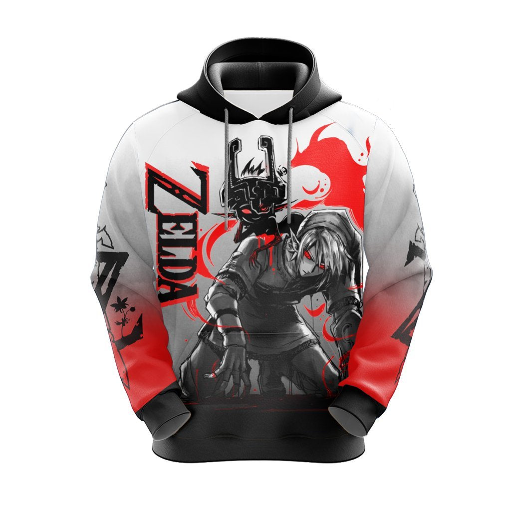The legend of Zelda Link and Midna Unisex 3D Hoodie   