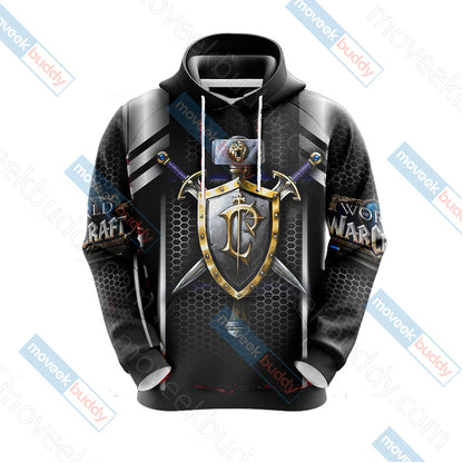 World Of Warcraft - For the Alliance New Look Unisex 3D T-shirt   