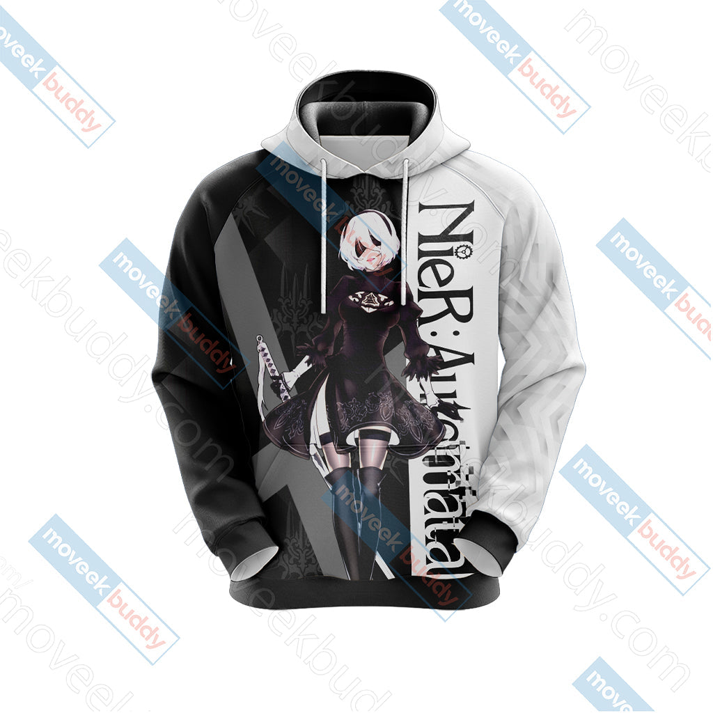 Nier Automata - 2B Unisex 3D T-shirt   