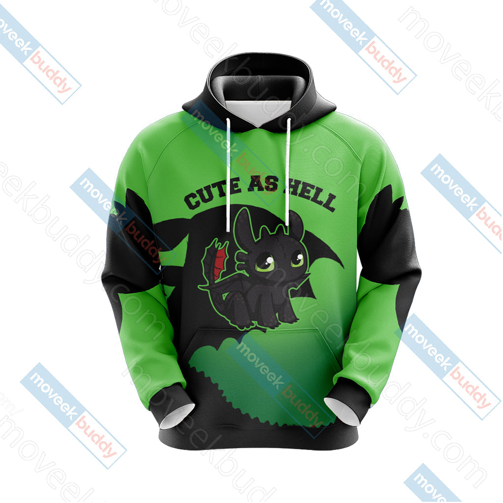 How To Train Your Dragon - Toothless Unisex 3D T-shirt   