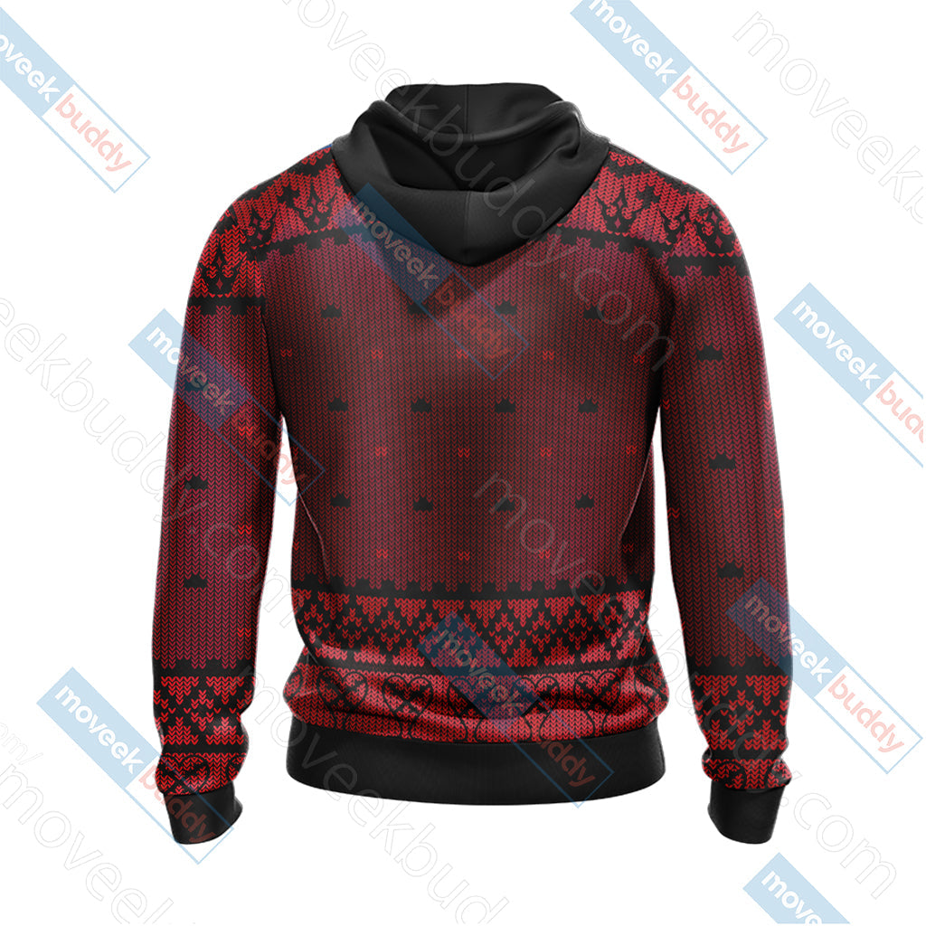 Kingdom Hearts - Heartless Symbol Knitting Style Unisex 3D T-shirt   