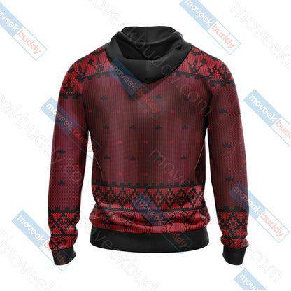 Kingdom Hearts - Heartless Symbol Knitting Style Unisex 3D T-shirt   