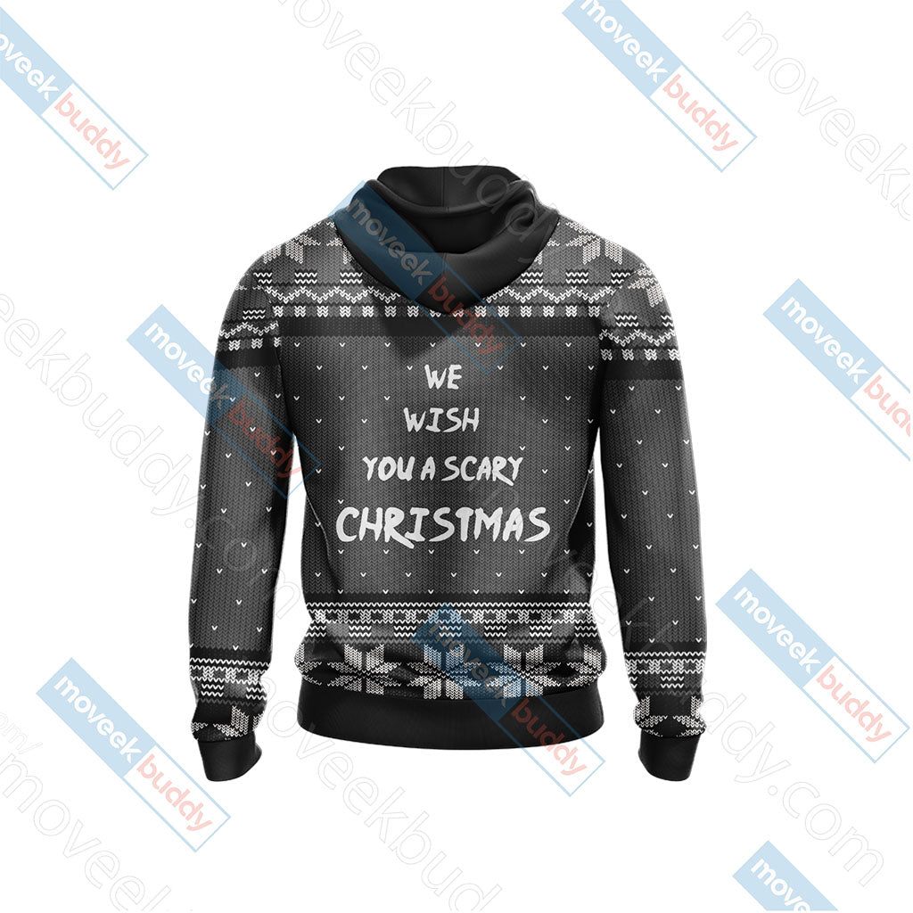 Nightmare Before Christmas - We wish you a scary christmas Unisex 3D T-shirt   