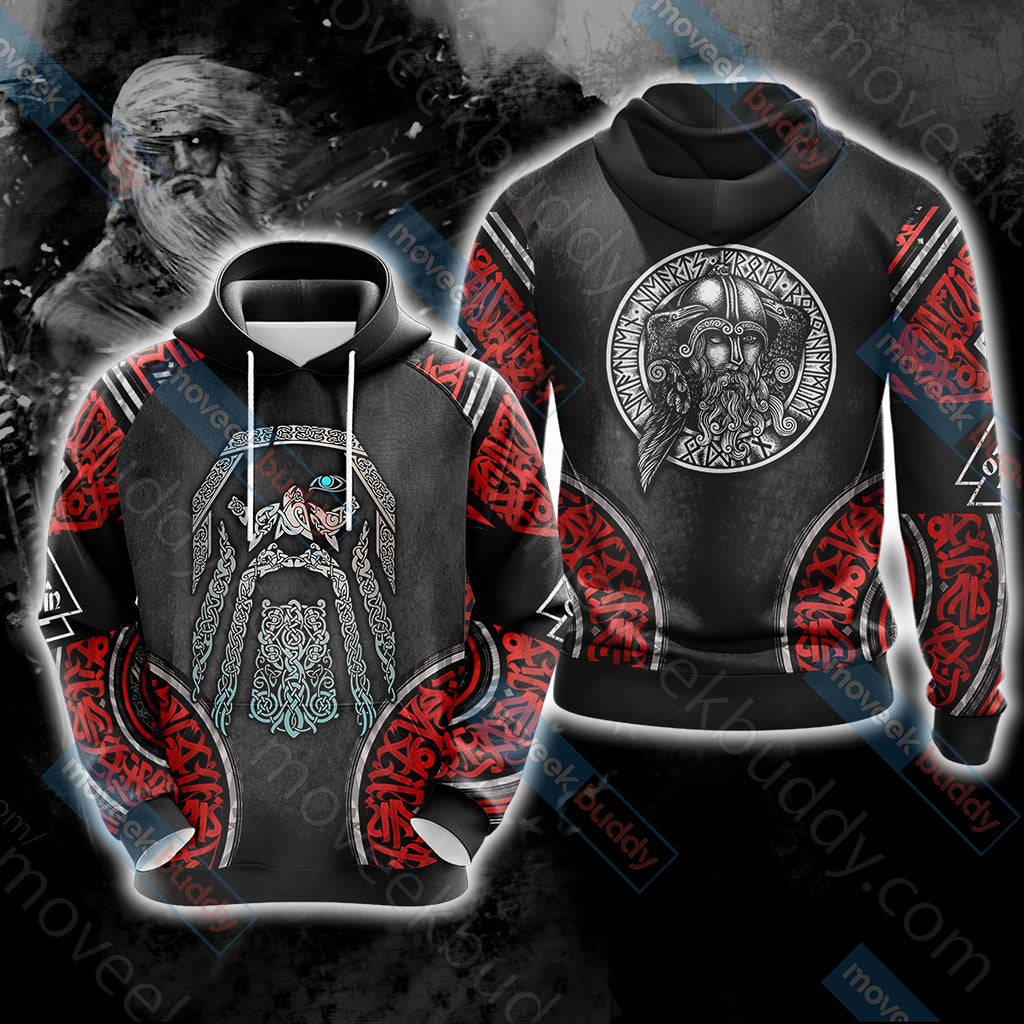 Odin Unisex 3D T-shirt Hoodie S 