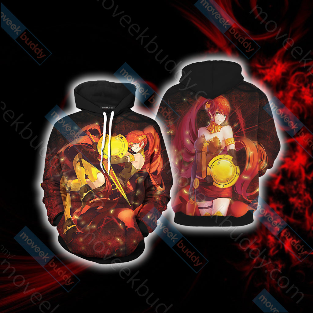 RWBY Pyrrha Nikos Unisex 3D T-shirt Hoodie S 