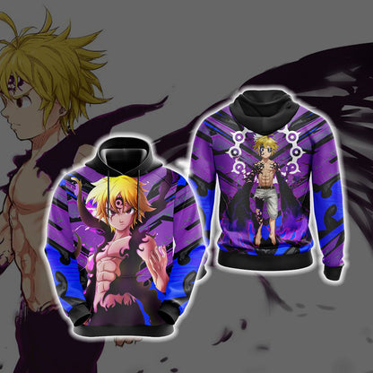 The Seven Deadly Sins - Meliodas Unisex 3D T-shirt Hoodie S 