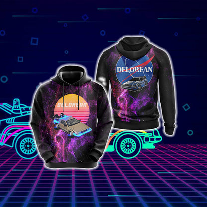 Delorean Space Unisex 3D T-shirt Hoodie S 
